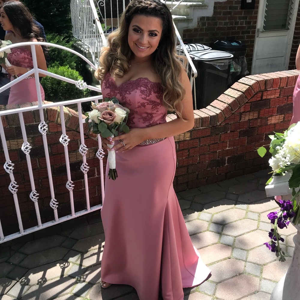 Pink gown